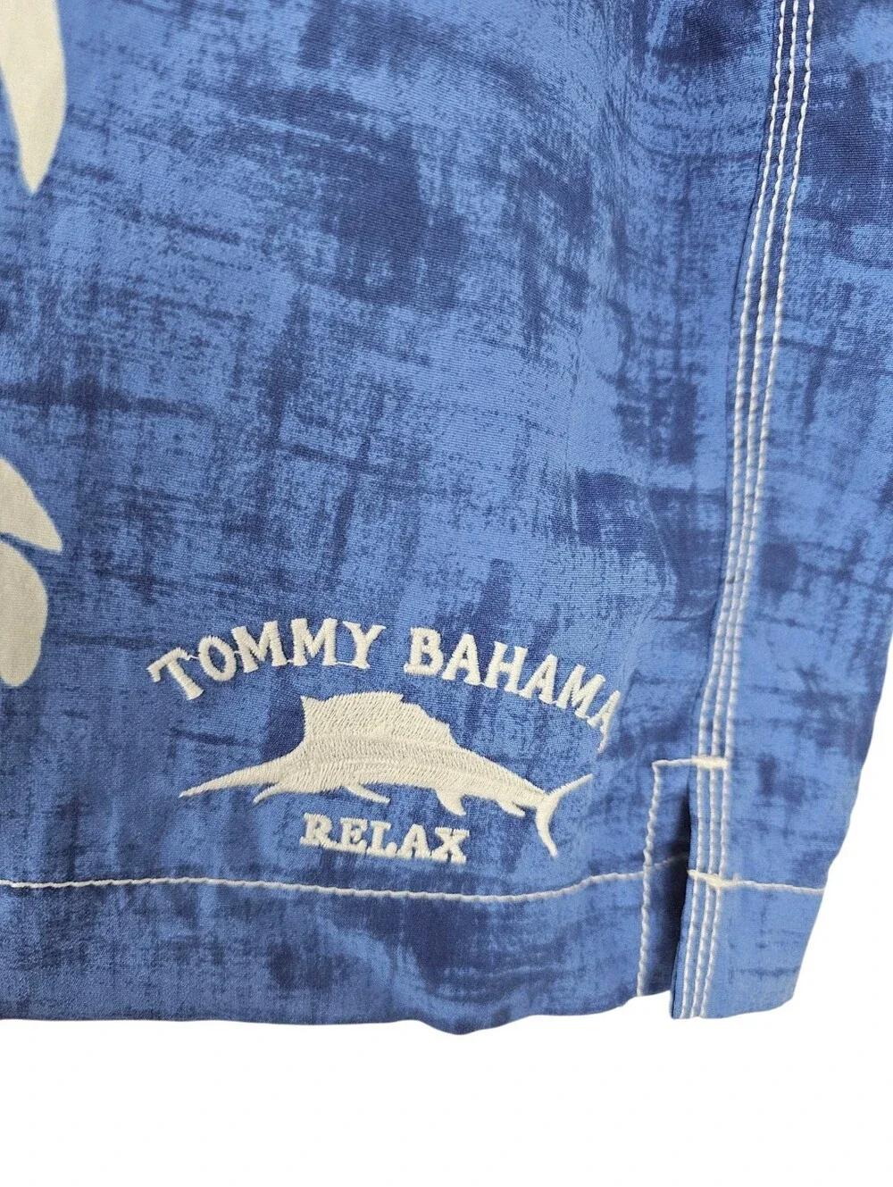 Tommy Bahama Palm-O-Rama Blue Tropical Swim Trunks NWT 4XB